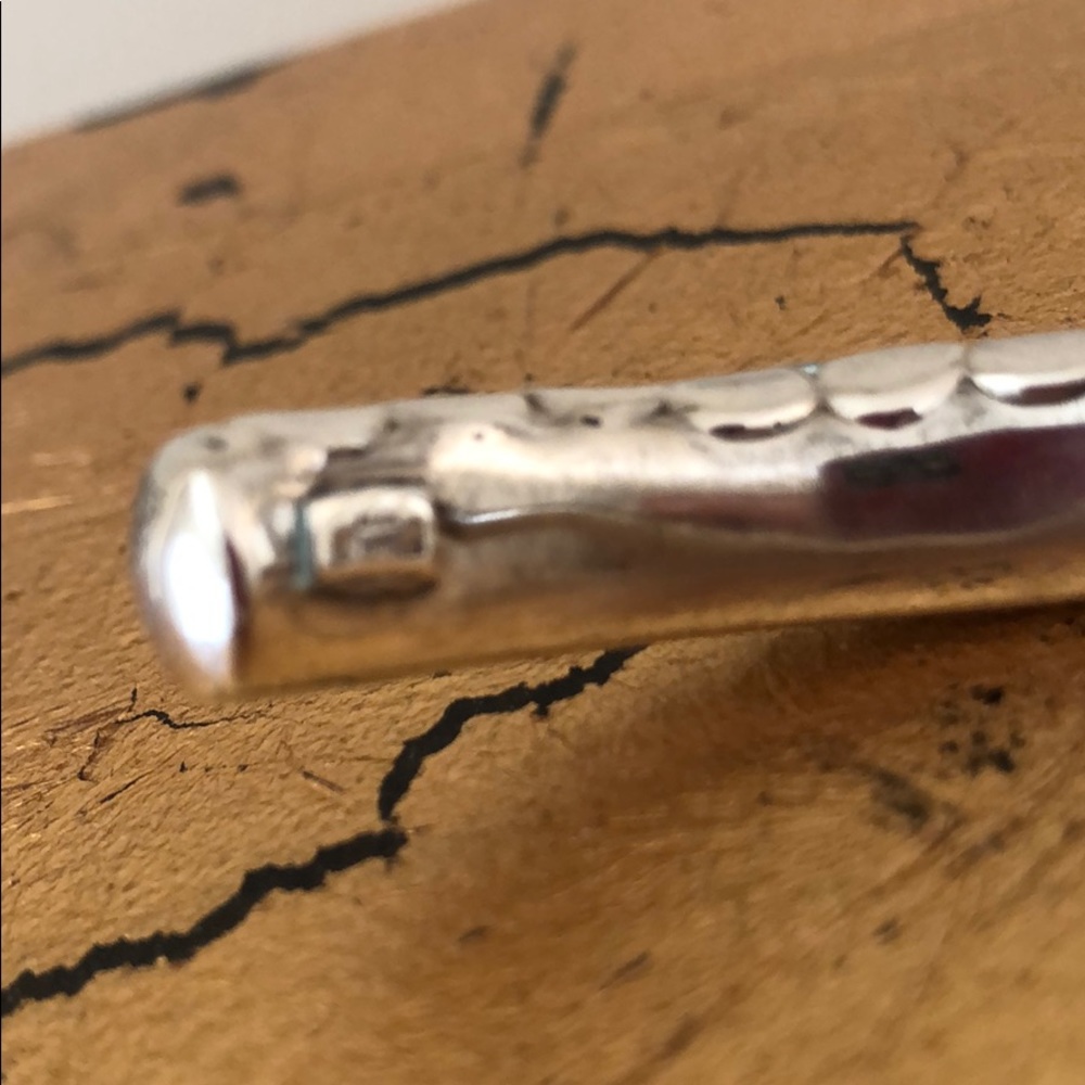 GENUINE STERLING SILVER ART DECO BRACELET - Picture 8 of 8